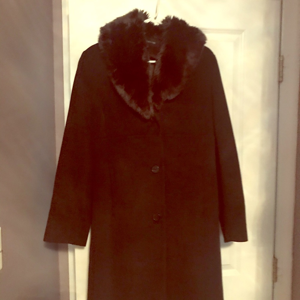 Jones New York Grey Wool Coat